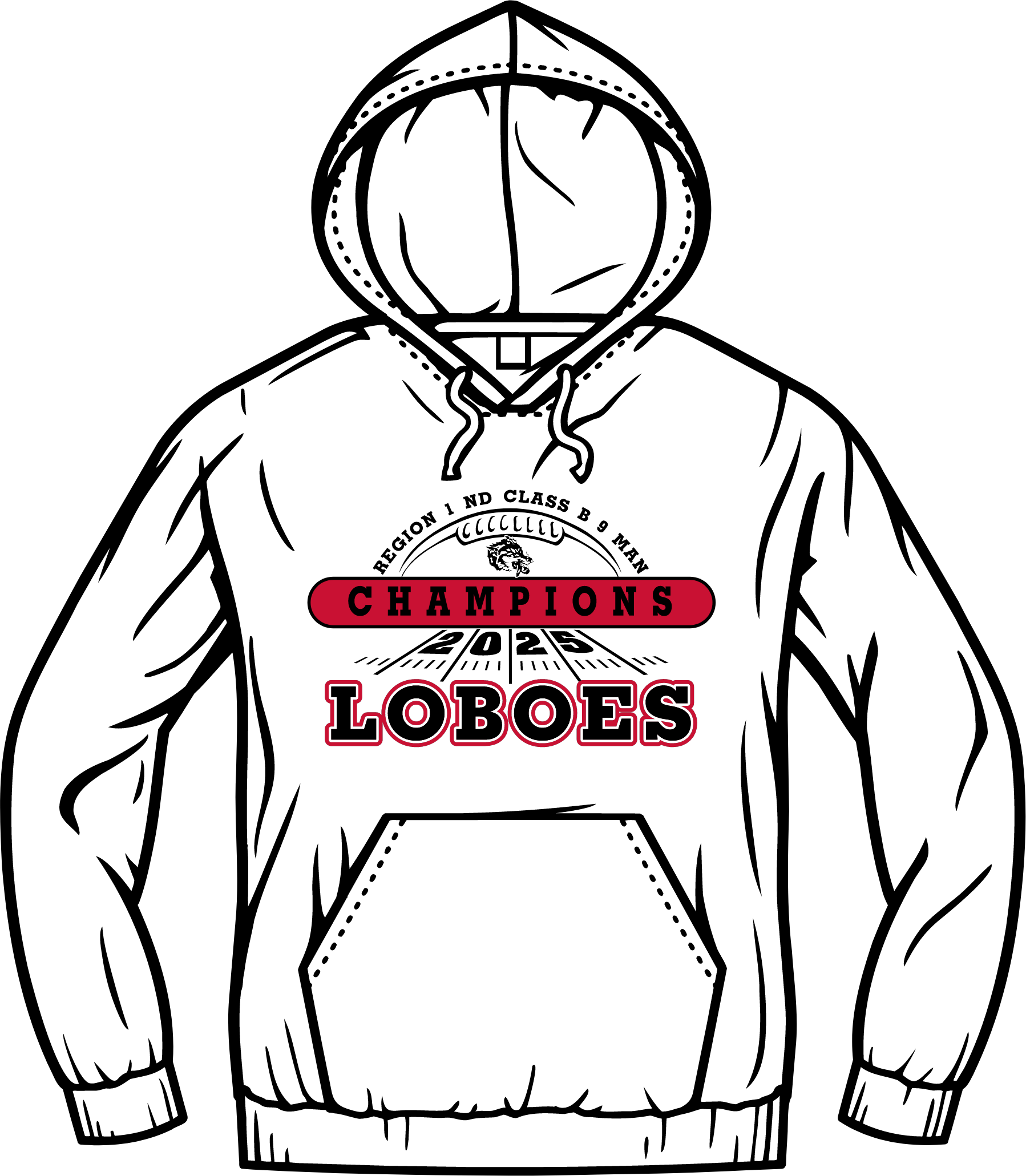 2025 FB Reg Champs Hoodie