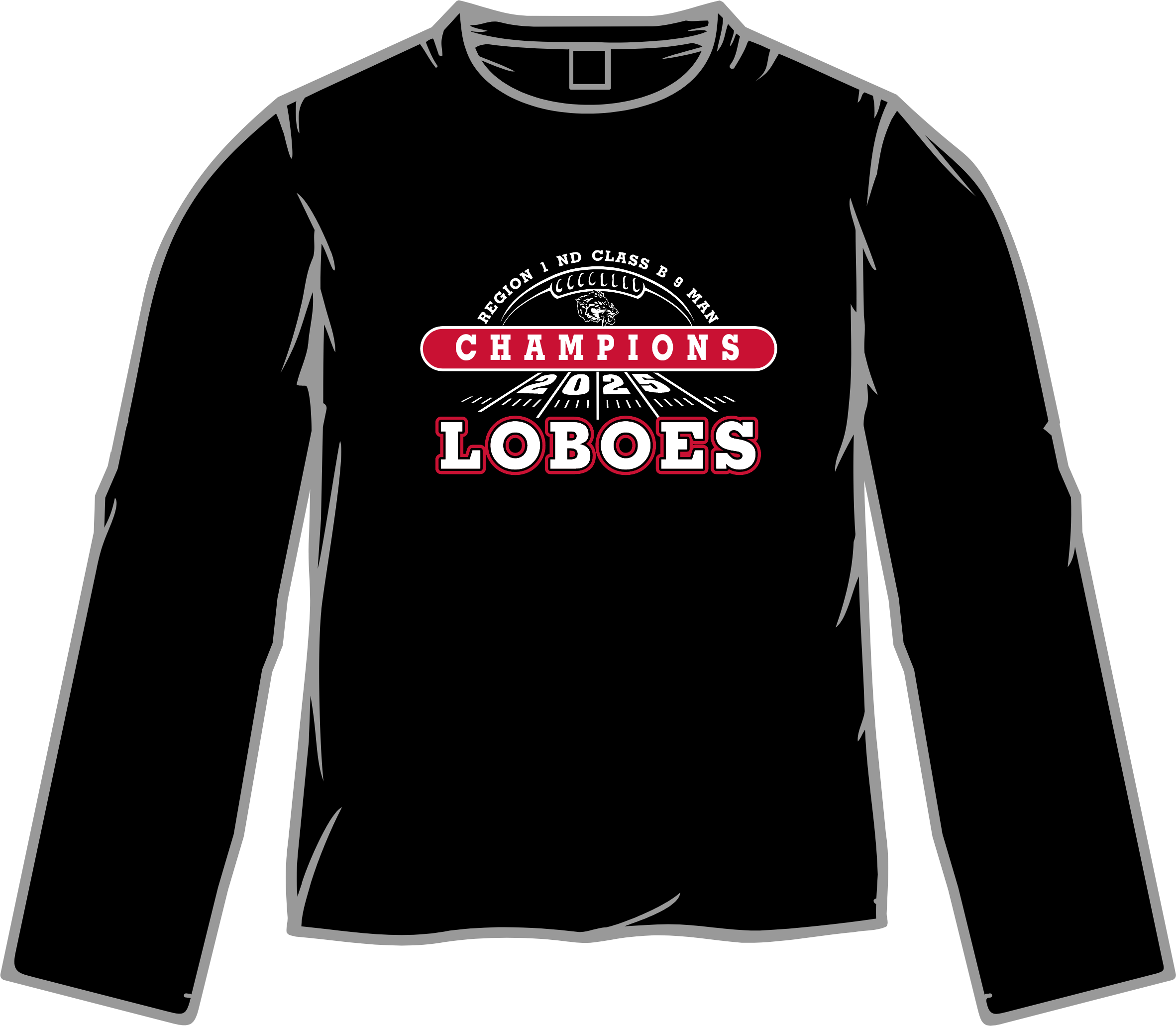 2025 FB Reg Champs Toddler Long Sleeve T-Shirt