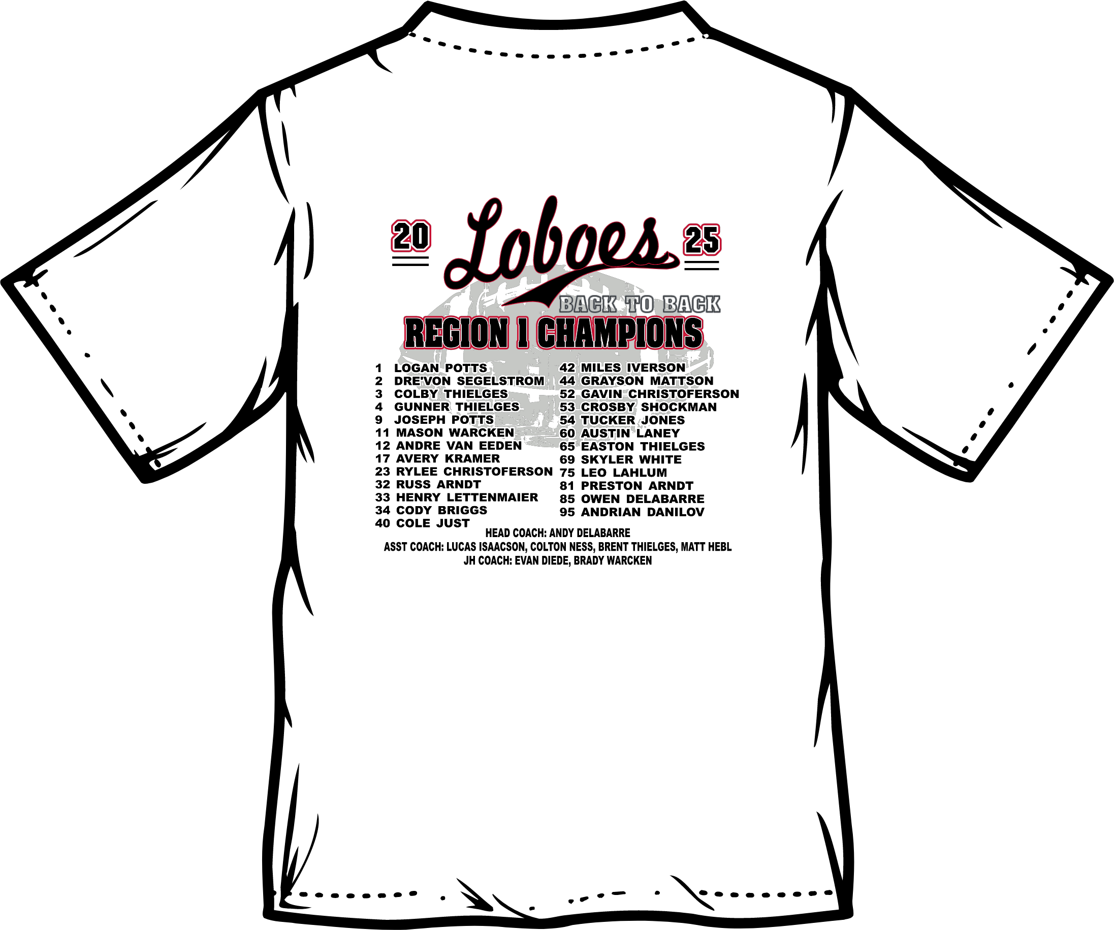 2025 FB Reg Champs Toddler Long Sleeve T-Shirt