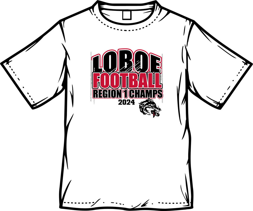 2024 Football Region 1 Champs T-Shirt