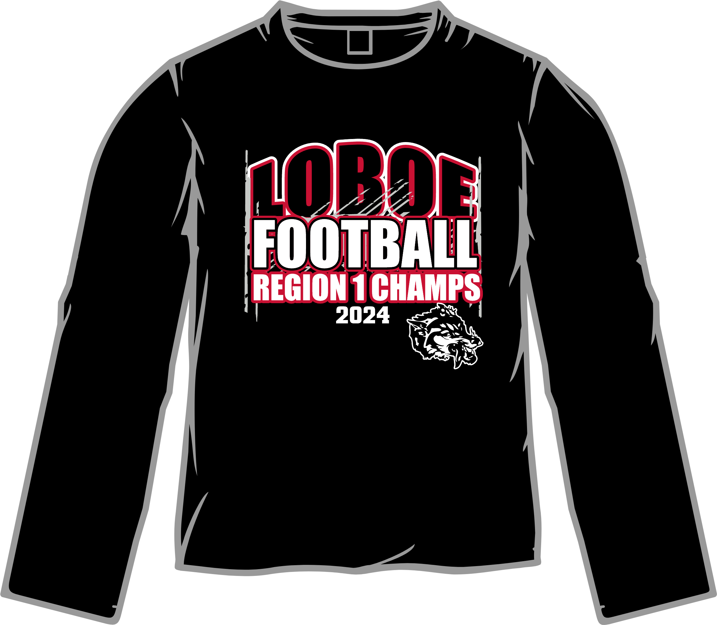 2024 Football Region Champs Long Sleeve T-Shirt