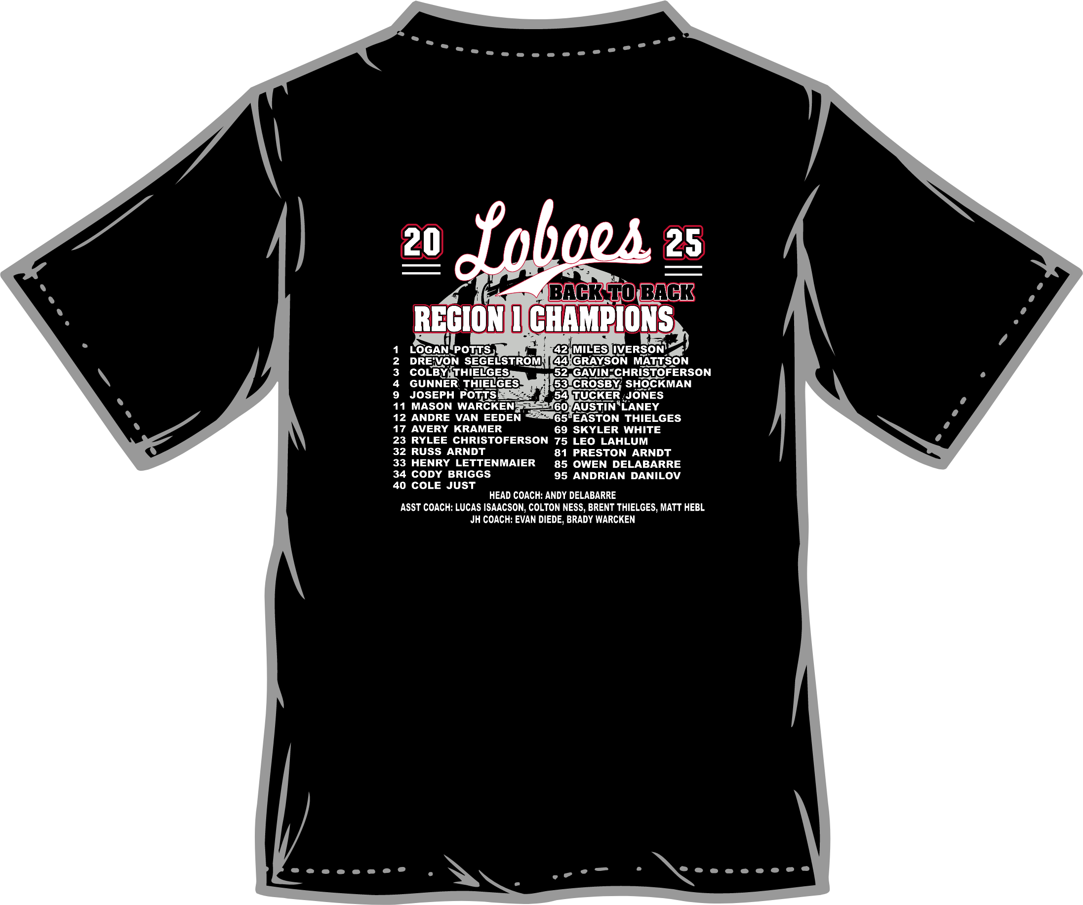 2025 FB Reg Champs Toddler Long Sleeve T-Shirt