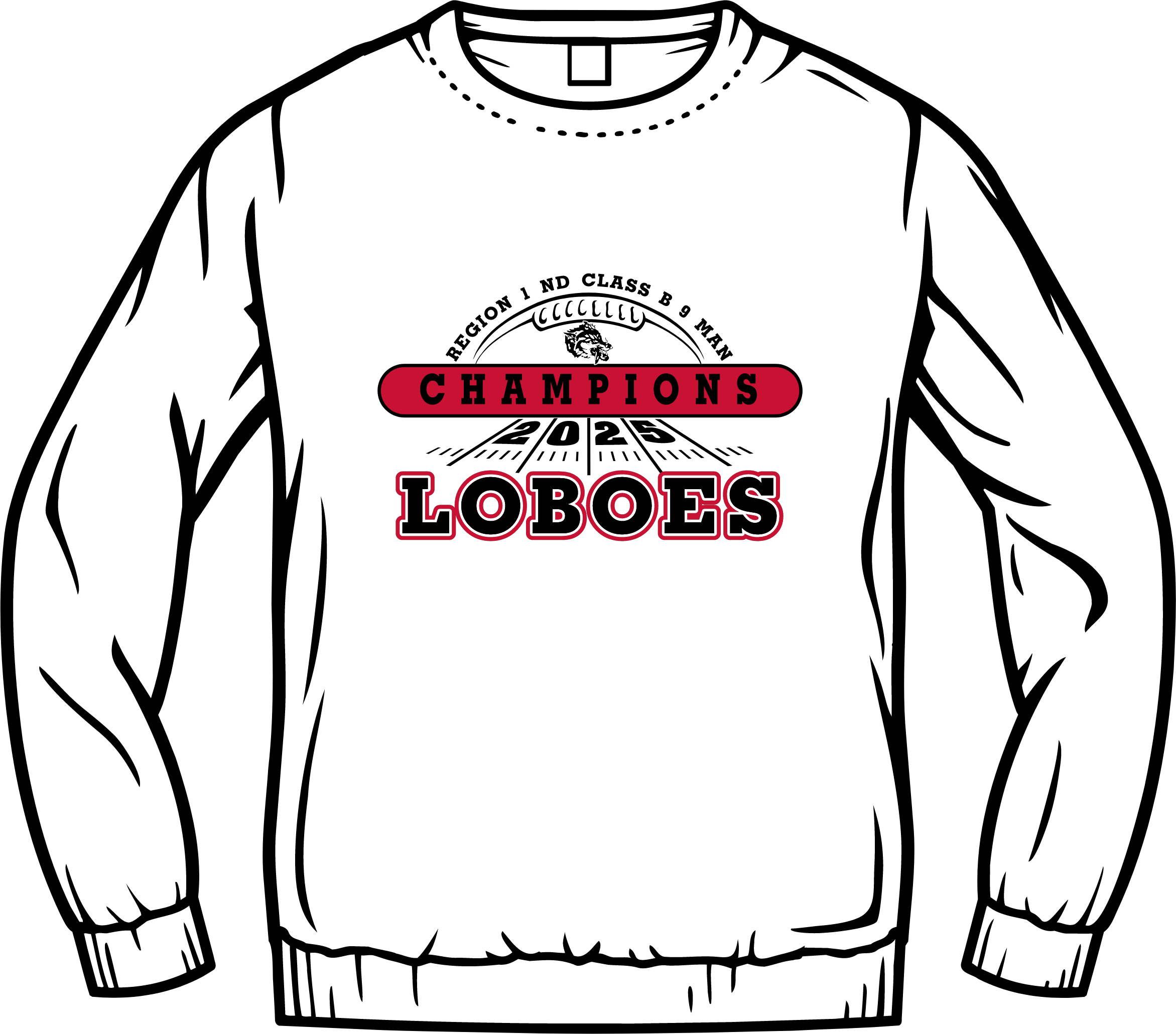 2025 FB Reg Champs Crewneck Sweatshirt