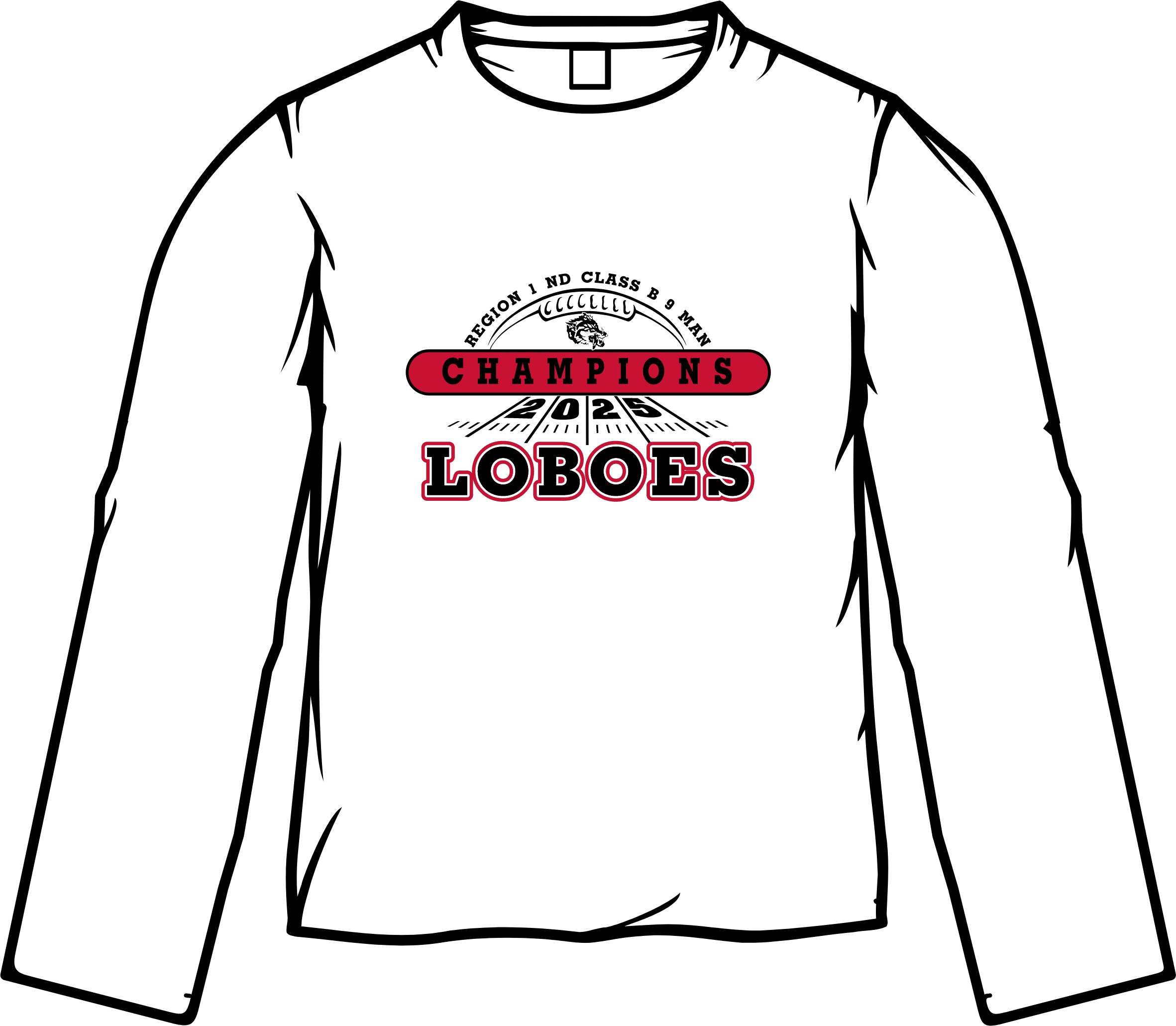 2025 FB Reg Champs Toddler Long Sleeve T-Shirt