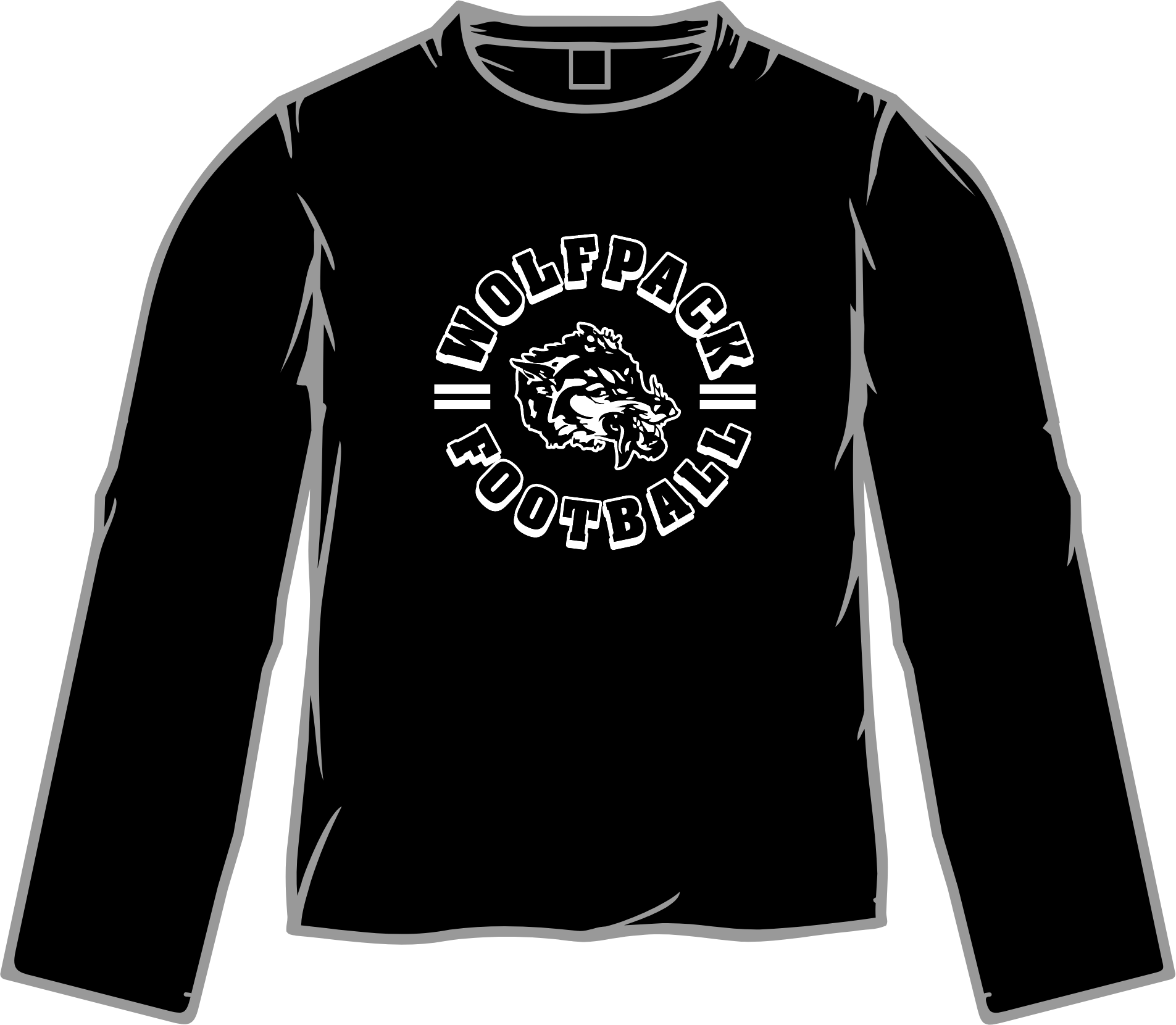 Wolf Pack Long Sleeve T-Shirt