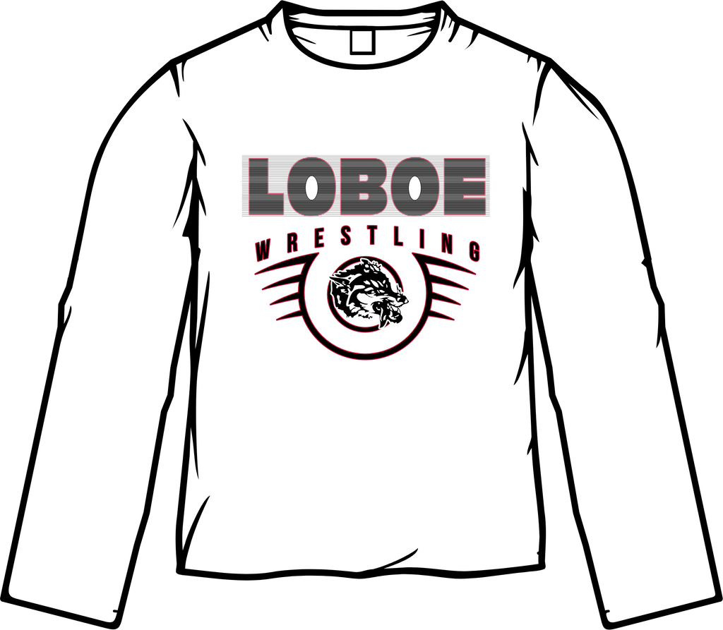 Wrestling Long Sleeve T-Shirt 2025 Mat
