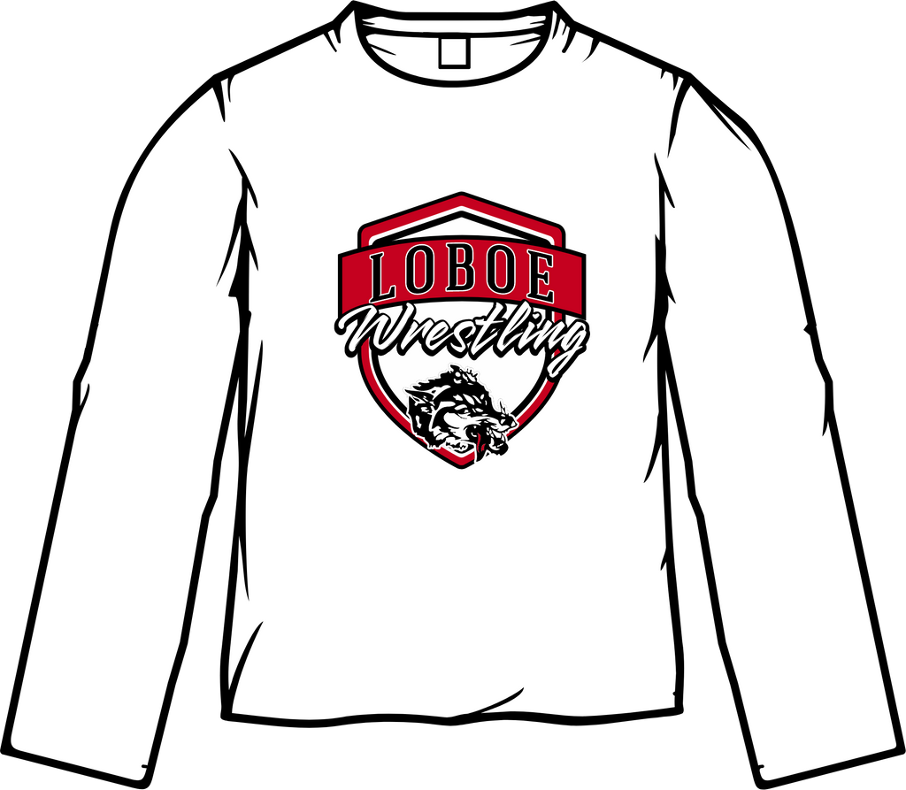 Wrestling Long Sleeve T-Shirt 2025 shield